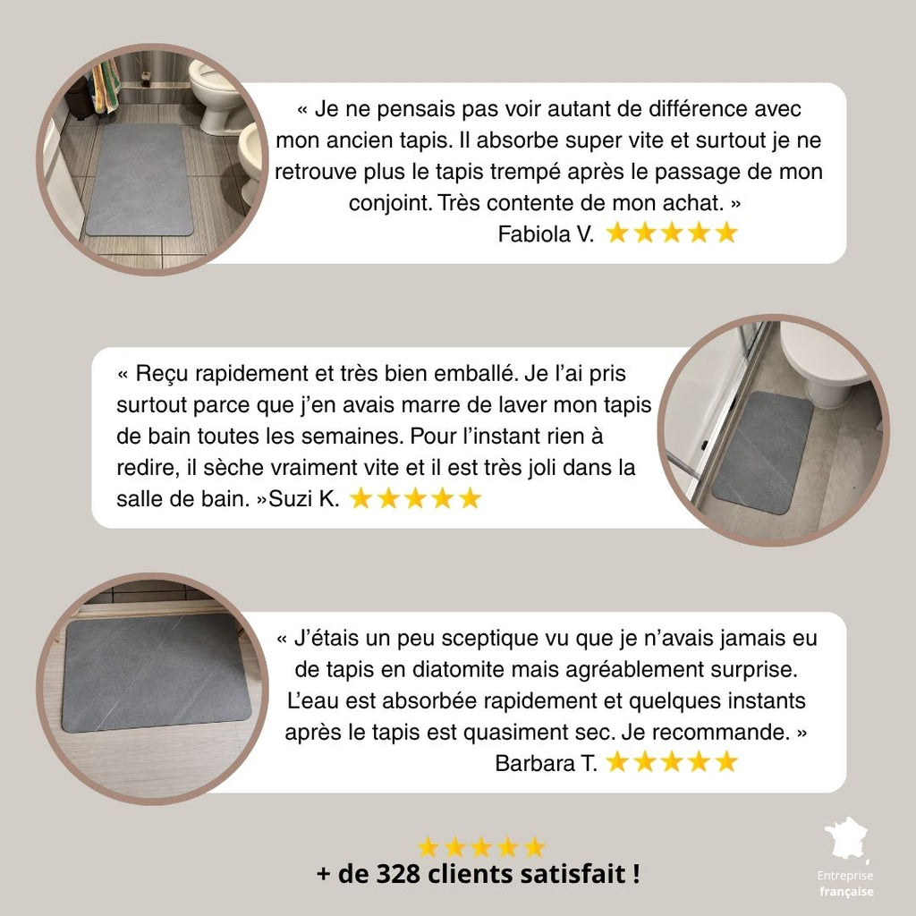 OSMORIA PURE™ - Le tapis de bain en diatomite